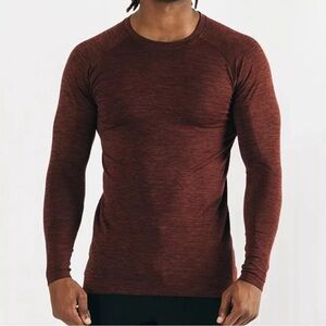 NEW Alphalete Men’s Hero Seamless Long Sleeve Shirt Performance Fit